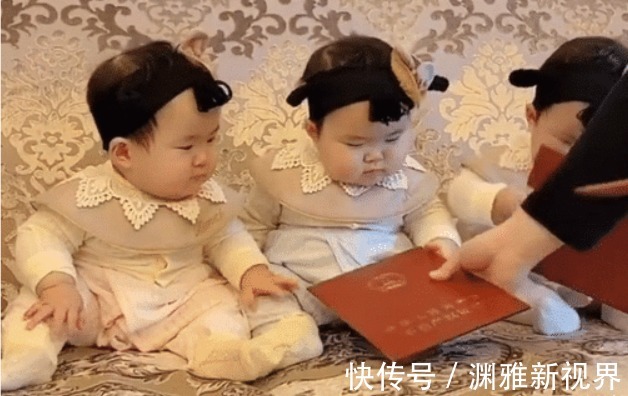 幸福指数|老爸为三胞胎女儿在线发“嫁妆”火了,坐在中间的孩子已经急了