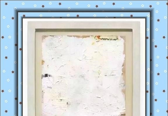 艺术家$一幅空白油画值1亿!网友:什么也没有!专家:从画框边看,值了