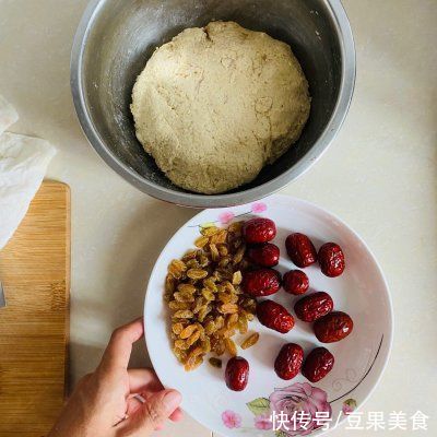 面团|甜心豆渣馒头~豆渣变废为宝的好方法