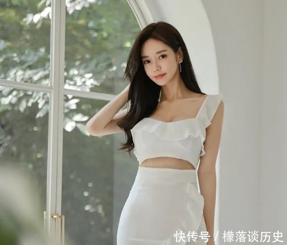 弧线|美图欣赏:孙允珠,梦幻绫罗芳雪幽彩弧线鱼尾裙