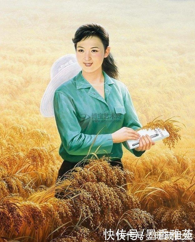 芭蕾舞者&从朝鲜精美油画,欣赏美丽的朝鲜姑娘