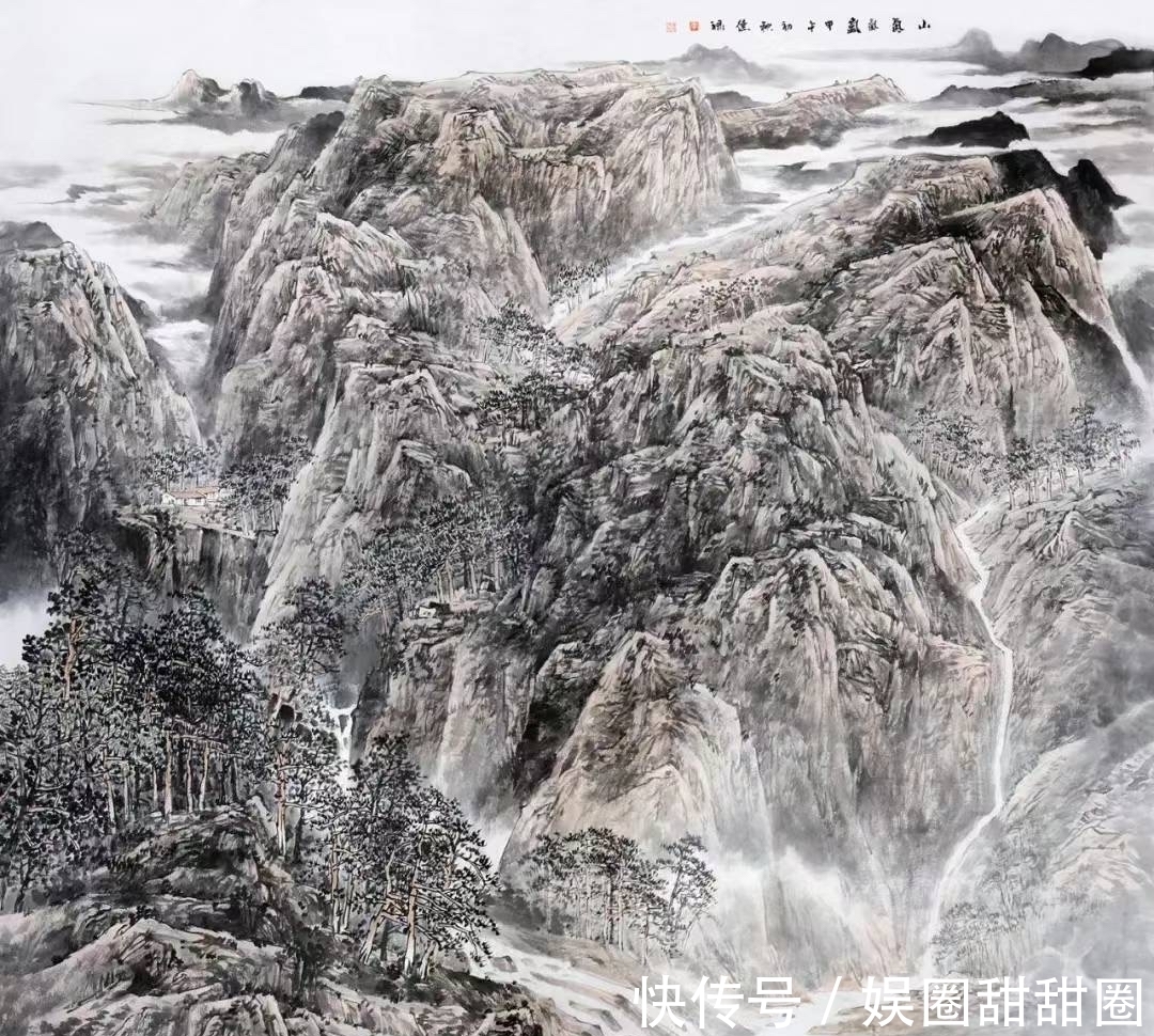 幅幅|李德禄山水画作品集,幅幅都美不胜收、气势磅礴