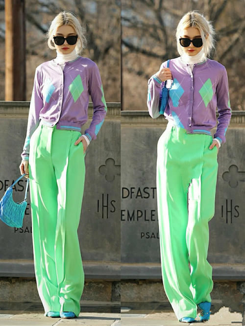 早春，我独宠“开衫”，不管是搭裙子还是裤子，模板帮都你备好了