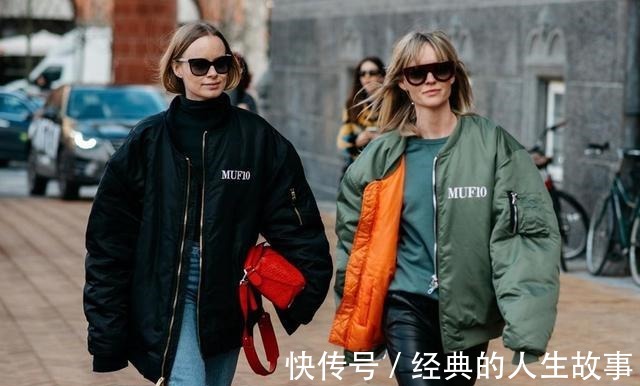 飞行员夹克 今年秋冬“飞行员夹克”火了,照这几个要点穿,保暖时髦又显瘦!