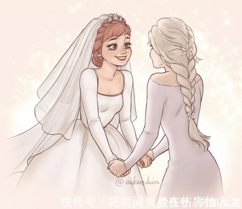 梅莉达|迪士尼公主的“梦幻婚纱”,贝儿像孕妇,全场最美竟不是艾莎