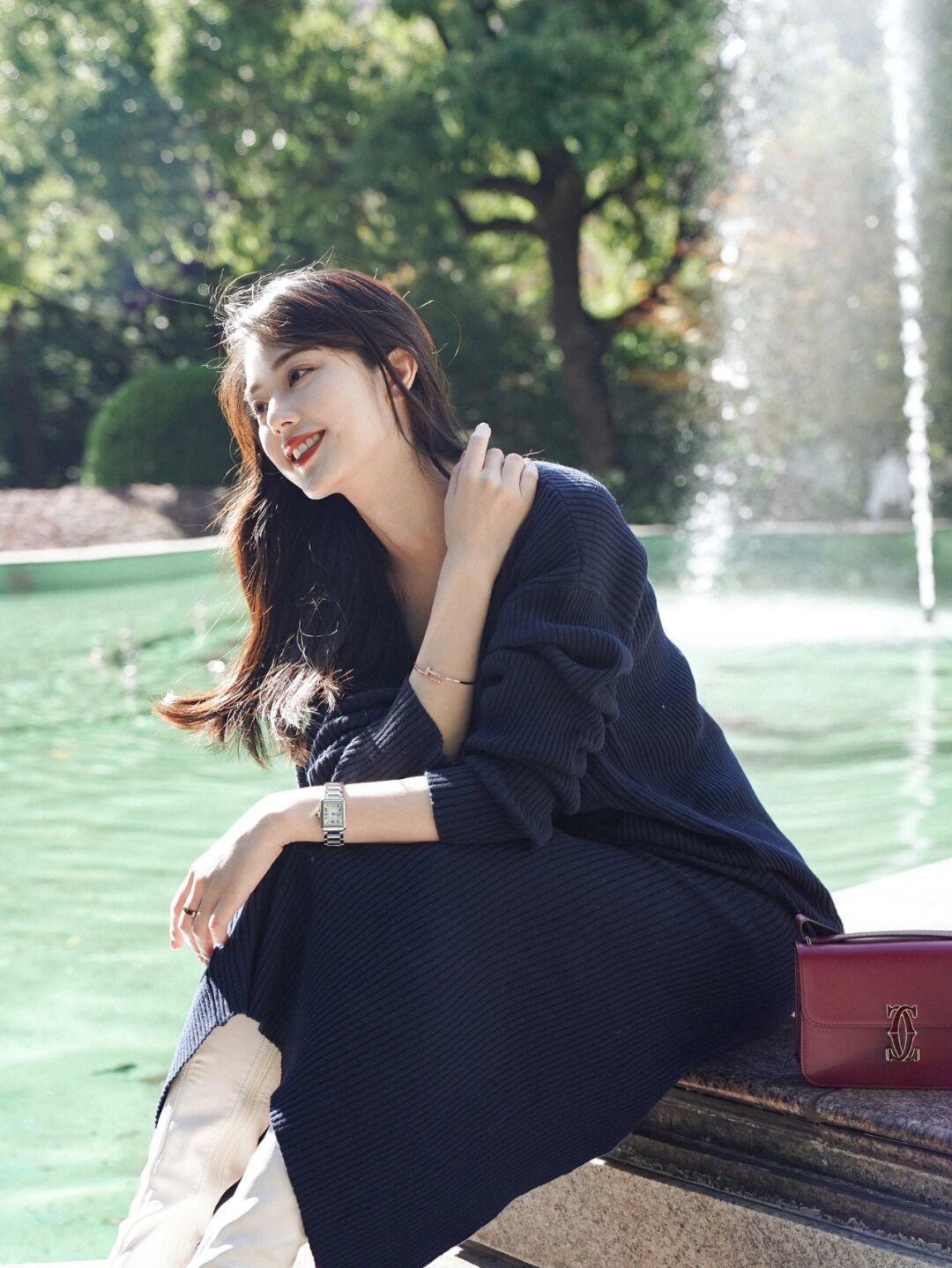 半身裙 怎么穿出毛衣的精髓?看看这些搭配造型,简约日常又显气质