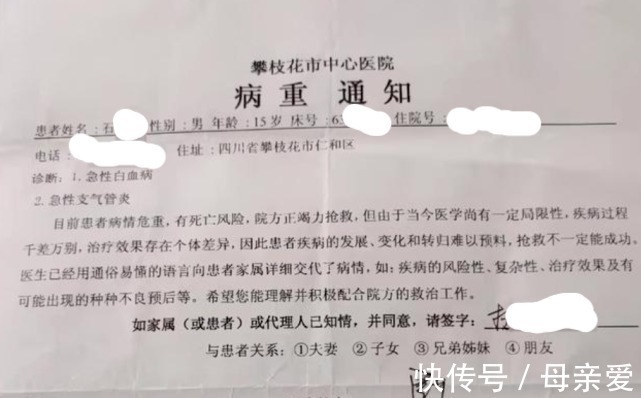 美芽|“儿子,其实你得了白血病,中考没敢告诉你”“妈,我知道”
