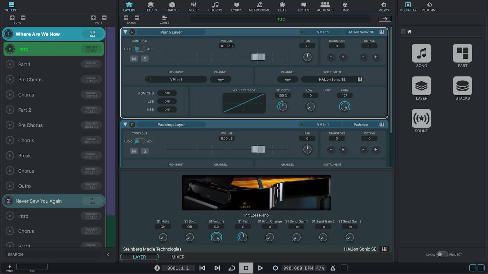 Steinberg VST Live Pro for Mac v1.0.20 终极现场演出系统-下载否