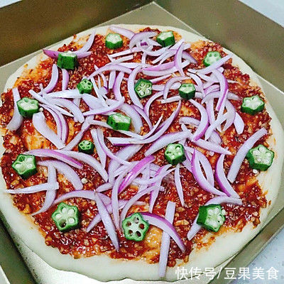 橄榄|大虾南瓜PIZZA 外脆内软的薄饼披萨配方来了