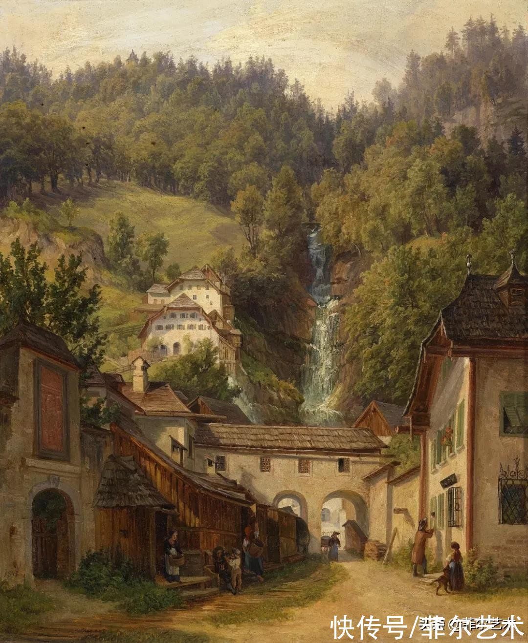 艺术家$高山风景~奥地利艺术家安东·希弗风景油画(高清)作品欣赏