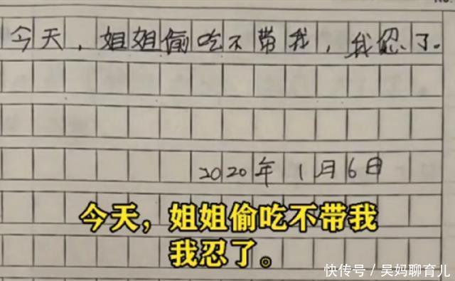 弟弟|弟弟的“记仇本”火了!里面是关于姐姐的“坏话”,让人啼笑皆非