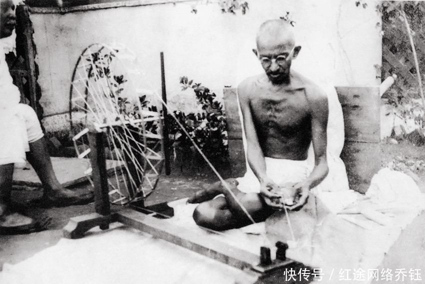 老照片:还原印度甘地,揭示所谓“圣雄”为何在中国没有市场