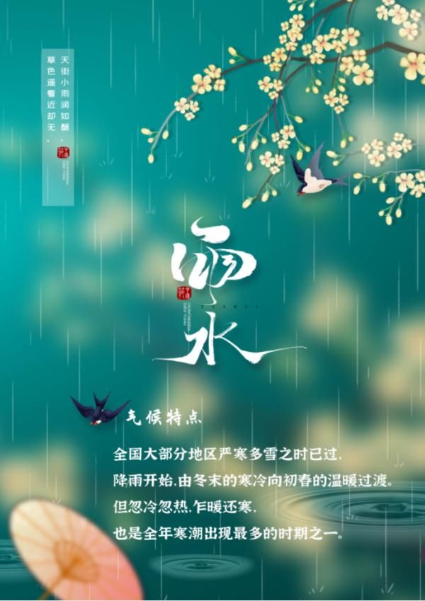 春雨为何贵如油？|节令之美·雨水| 节气