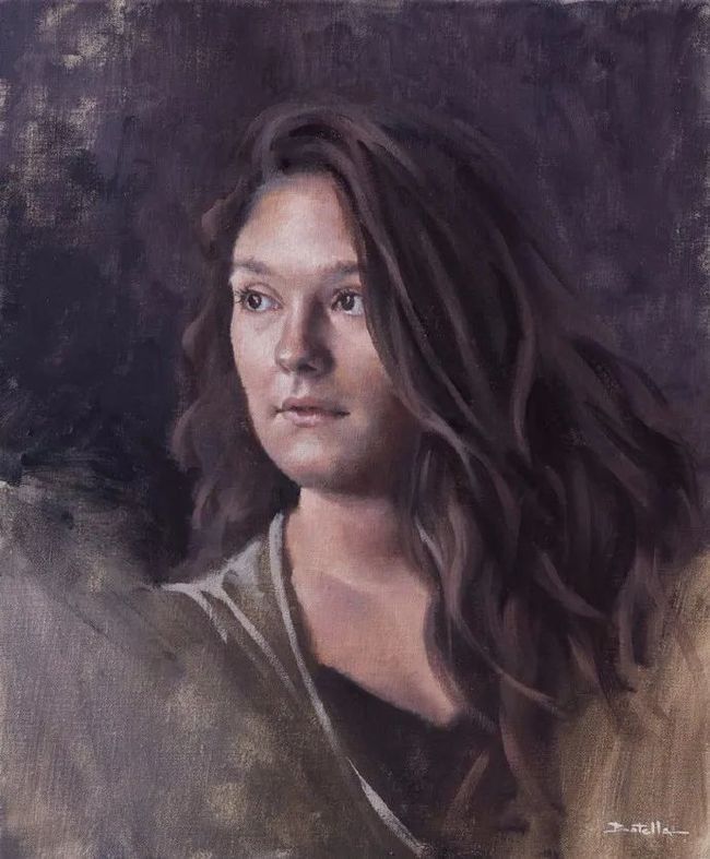 艺术学院$法国女画家:魅力独特的色粉味道