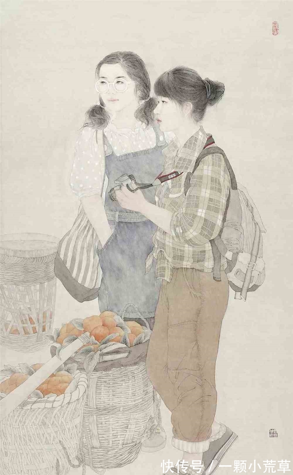 王志坚!青年女画家,国画让人耳目一新,获全国美术大奖