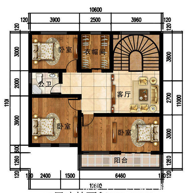 风格|141×11米带车库别墅,现代风格设计,农村建房新潮流