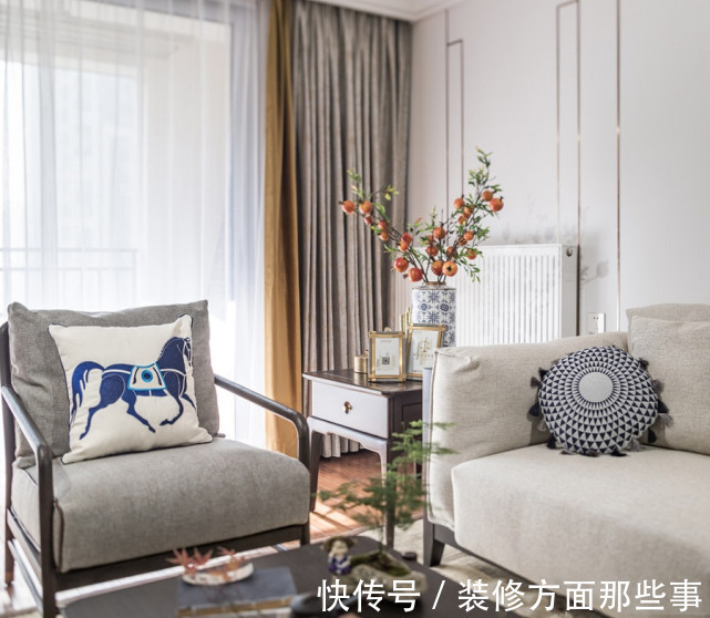 简约|120平中式四居室着墨不多,简约低调的质感美充盈整个家