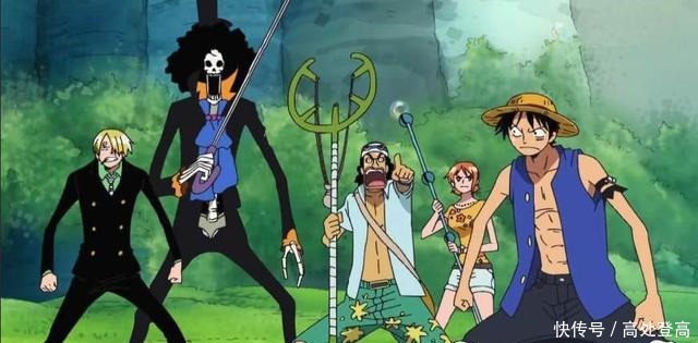 蓝色|盘点海贼王中路飞的十一套服装,第八套是女帝睡衣改的