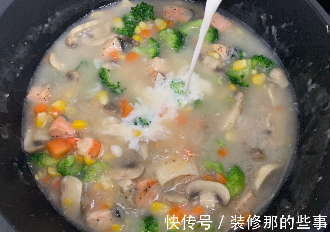 蘑菇浓汤|最适合孩子吃的鱼，肉嫩刺少，营养全面好吸收，贵点也值