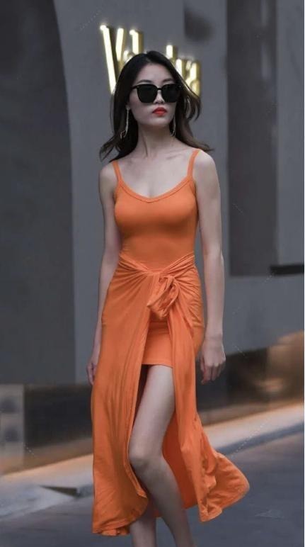 感觉|连衣裙穿搭这样好迷人,挑战视觉神经,是心动的感觉