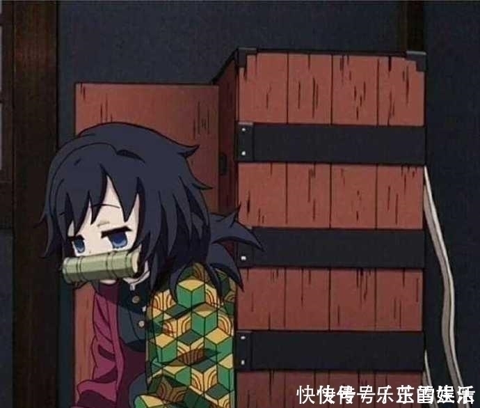 鬼灭之刃|画师将《鬼灭之刃》主角“祢豆子化”,义勇超乖巧,蝴蝶忍萌翻了