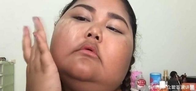 胖妹子|奇闻:“胖妹子”走红网络,化妆全程用手拍,妆后网友心动的感觉