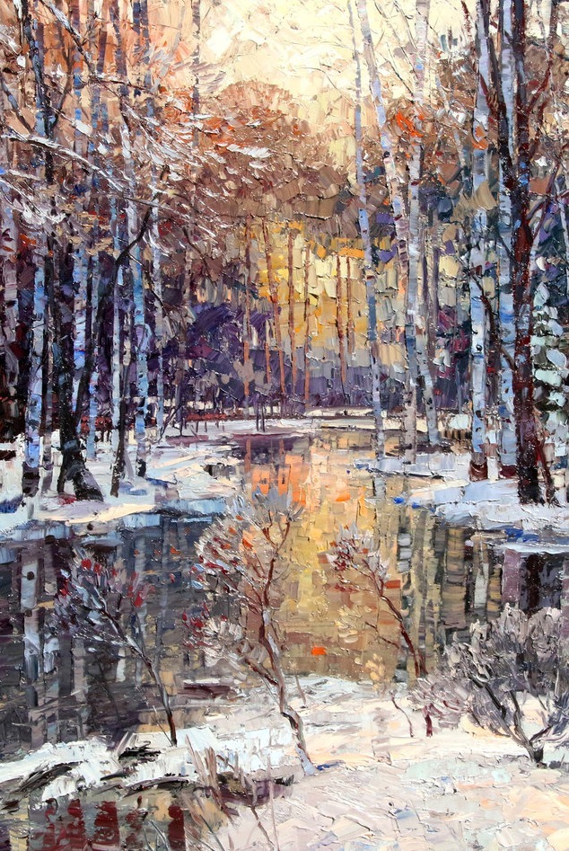 robert|这组小色块油画,色彩生动,美得令人目不暇接