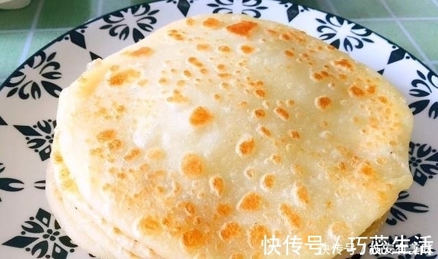 柔软|烙饼时，别再和面了，筷子搅一搅，柔软又好吃，凉了也不硬