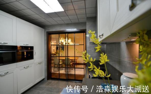 质感|125㎡复古时尚新房大理石与石膏线混合应用,打造奢华质感空间