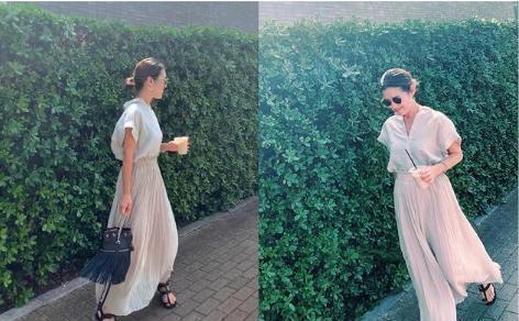 穿搭 48岁的她长相普通,个子不高,却因为会穿搭,成为了一名时尚博主