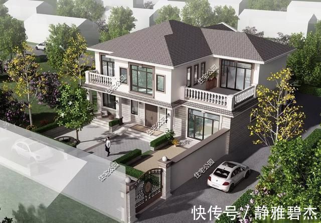 露台|农村建房位置好, 建个带商铺的户型把钱赚, 10套户型分享