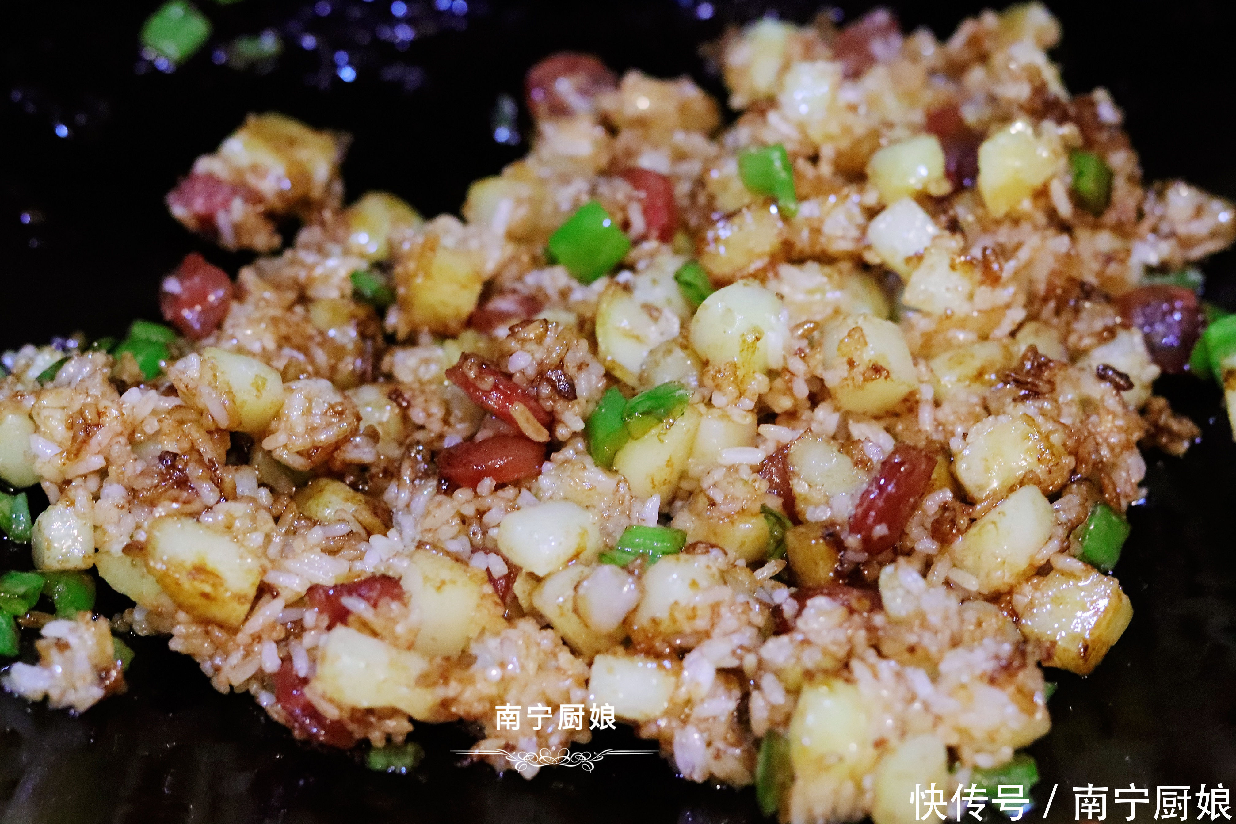 腊味炒饭我只服这做法,做法简单又美味,我家一周连吃7次不嫌腻