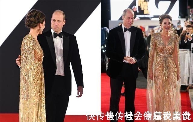 戴安娜 凯特也开始大胆，穿起艳丽的裤装和金色礼服，走起她婆婆的路线！