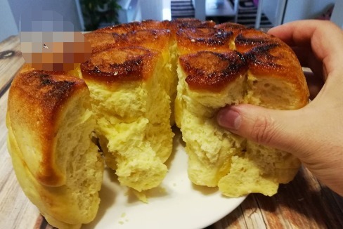 烤箱|红薯独特做法,加一个鸡蛋,不用烤箱,女儿说比买的面包还好吃