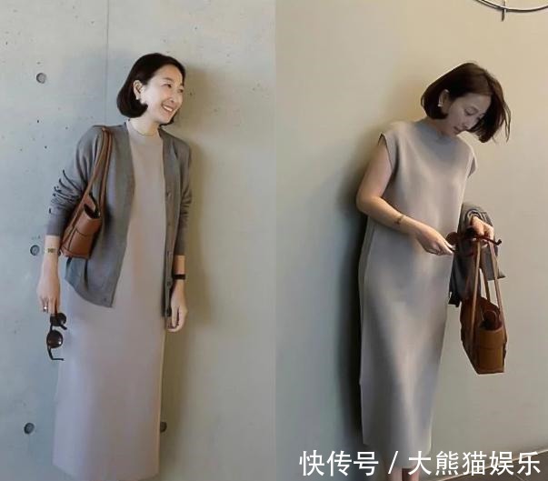 卡其色 一位韩国大妈的穿搭火了,穿衣简单不复杂,50岁穿出了30岁的感觉!