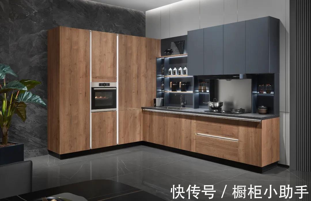 一体箱|大胆撞色,现代风「班得瑞」惊艳你的厨房生活
