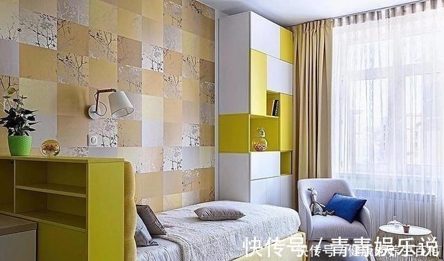 玄关|父女俩同住48㎡公寓,坚持“去客厅化”设计,全屋配色温馨舒适!