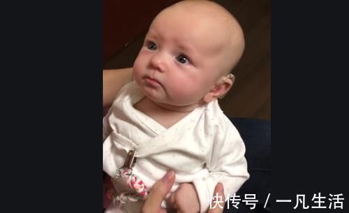 宝宝|失聪宝宝戴上助听器的瞬间，表情五味杂陈，网友跟着一起哭了