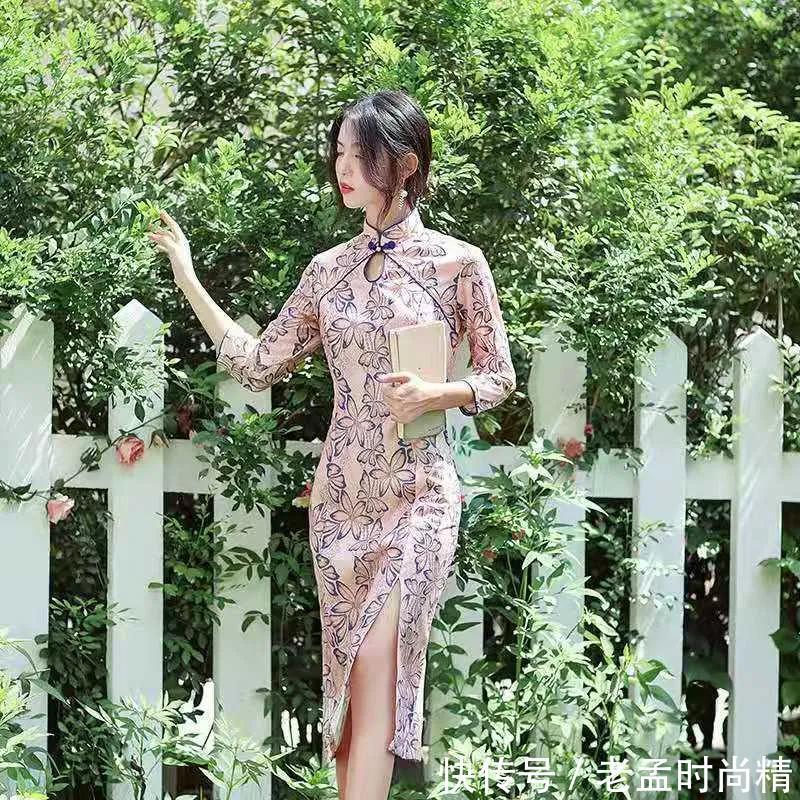 极简|穿搭:秋日就要穿这样的改良旗袍极简风,时髦修身气质高级!美翻了