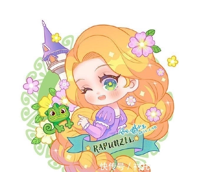 茉莉公主|可爱风的迪士尼公主,乐佩公主甜美动人,花木兰温柔优雅