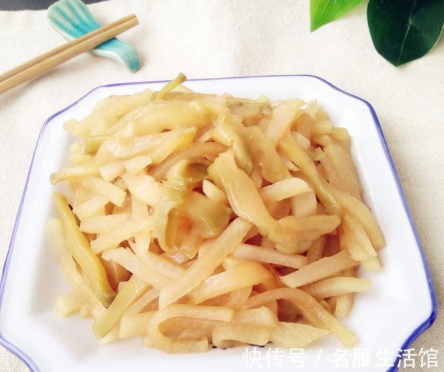 美味|白萝卜炒榨菜,非常不错的一道美味