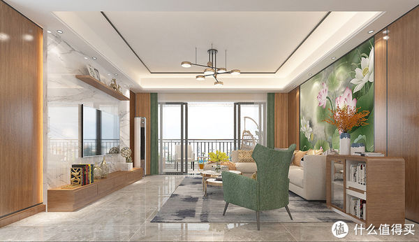 居家|她家以“荷花”为主题,打造一个有品位又温馨的居家氛围,有特色