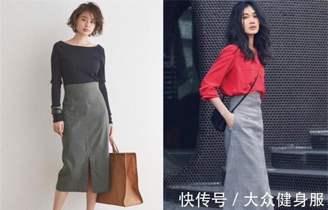 右图 高级灰不容易驾驭,看看会穿的女人,是如何穿出它的高级感!