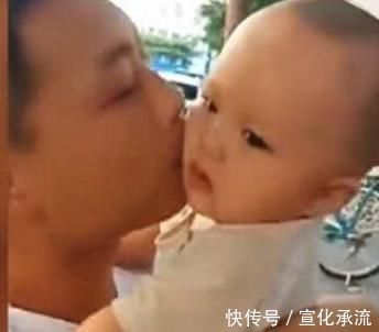大人心|爸爸不经同意偷亲宝宝,谁知宝宝生气了,接下来的举动妈妈乐哭了