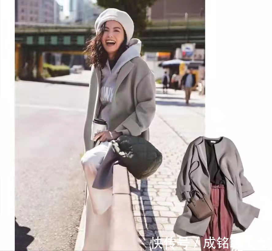 卫衣|知性又气质!大龄博主这几种大衣穿搭法,时尚减龄,适合中年女人