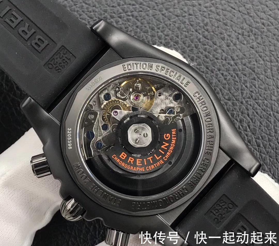 表盘@GF厂百年灵黑鹰44计时终极版复刻表对比正品一眼假吗!