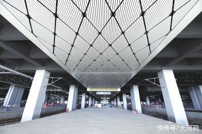 样板|仙鹤、莲花、黄河文化……郑州南站站房“样板间”亮相