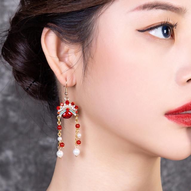 国潮|小姐妹的聚会里如何特立独行艳压群芳?或许这脸谱耳环能帮你