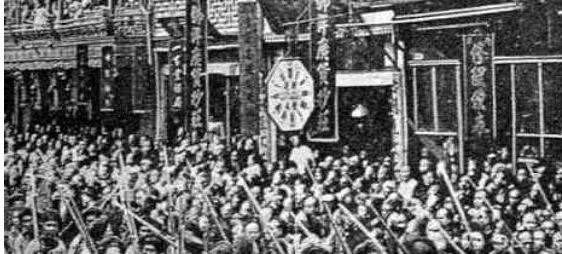 被俘|太平天国老照片清朝洋枪队被灭，被俘女兵下场