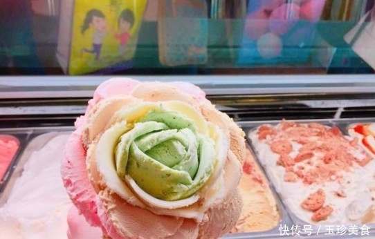 冰淇淋|抖音颜值最高冰淇淋火了,40度高温不熔化,网友:这做法真高明